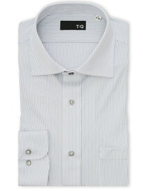 【SALE／31%OFF】TAKA-Q ノンアイロンストレッチ NEWスタンダードフィット ワイドカラー長袖ニットシャツ 【25AW】 タカキュー スーツ・フォーマル Yシャツ・カッターシャツ グレー【RBA_E】