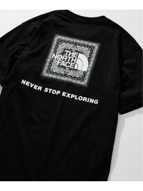 JOURNAL STANDARD 《予約》WEB限定 THE NORTH FACE S/S Bandana Square Logo T NT32446 ジャーナル スタンダード トップス カットソー・Tシャツ ブラック ホワイト【先行予約】*【送料無料】