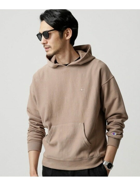 楽天市場 Sale 50 Off Champion 別注reverse Weave Pullover Parka ナノユニバース カットソー パーカー ブラック グレー ベージュ ブラウン Rba E 送料無料 Rakuten Fashion Men