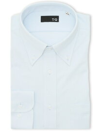 【SALE／31%OFF】TAKA-Q ノンアイロンストレッチ NEWスタンダードフィット ボタンダウン長袖ニットシャツ 【25AW】 タカキュー スーツ・フォーマル Yシャツ・カッターシャツ ブルー【RBA_E】