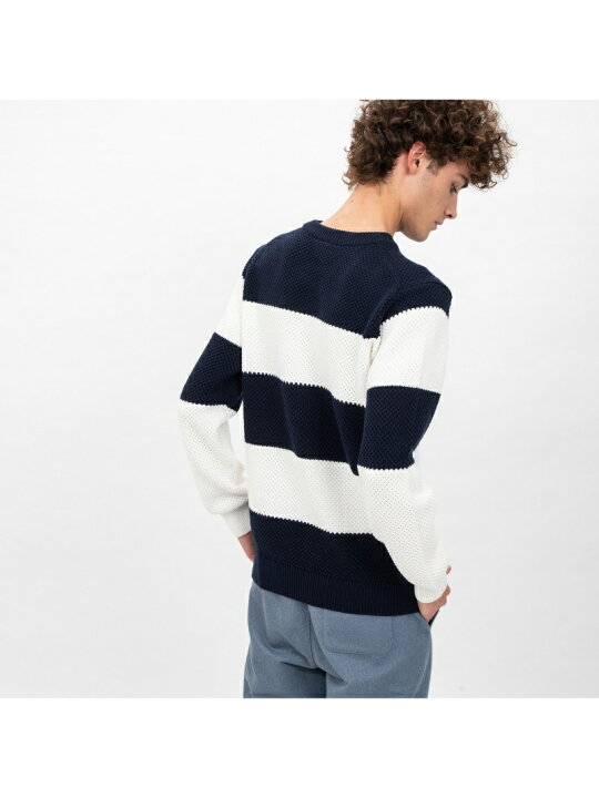 楽天市場】【SALE／50%OFF】LACOSTE ミドルゲージボーダーニット 