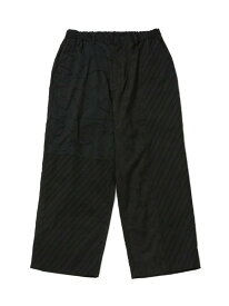 【SALE／60%OFF】NANO universe KIMMY/JACQUARD MIXED OVERPANTS ナノユニバース パンツ その他のパンツ ブラック ネイビー【RBA_E】【送料無料】