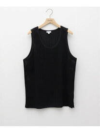 EDIFICE 【SUNSPEL / サンスペル】Linear Mesh Vest エディフィス トップス ノースリーブ・タンクトップ ブラック ブラウン【送料無料】