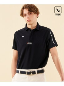 23区GOLF 【MEN】【吸水速乾】ポンチコンビ ポロシャツ ニジュウサンクゴルフ トップス ポロシャツ ネイビー ホワイト ブラック【送料無料】