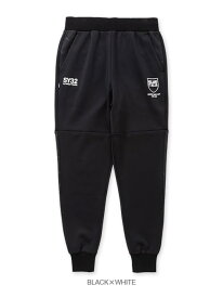 SY32 by SWEET YEARS DOUBLE KNIT EMBOSS CAMO SHIELD LOGO PANTS エスワイサーティトゥバイスウィートイヤーズ パンツ ジャージ・スウェットパンツ ブラック ホワイト【送料無料】