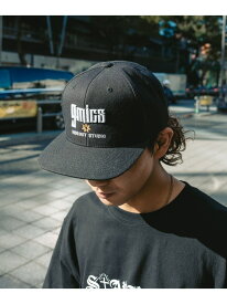 NineMicrophones SNAPBACK CAP-HIDEOUT- サブサエティ 帽子 キャップ ブラック レッド【送料無料】