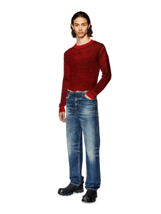 DIESEL 23AW 美品希少OURS着用モデル オールオーバープリントニット 