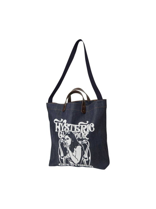 楽天市場】HYSTERIC GLAMOUR SMOKING GIRL デニムトートバッグ  