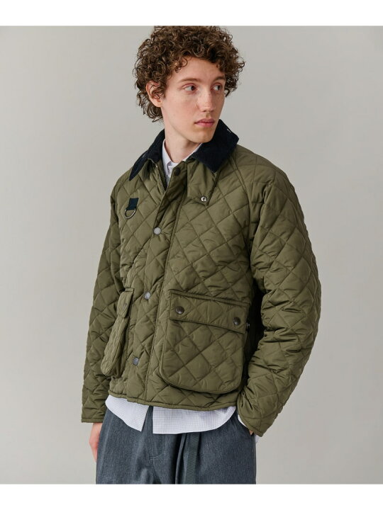 Barbourフード付キルティングジャケット ビーム別注 38 M相当（楽天 