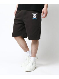 【SALE／32%OFF】MRU ショートパンツ メンズ ハーフパンツ 無地 ワンポイント 刺繍 マルカワ パンツ ジャージ・スウェットパンツ ホワイト ネイビー ブラック グレー【RBA_E】