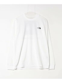 【SALE／10%OFF】THE NORTH FACE L/S BACK SQ LOGO T/ロングスリーブ/プリントT/ロンT 25FW 25AW フリークスストア トップス カットソー・Tシャツ ホワイト グレー ブラック【RBA_E】【送料無料】