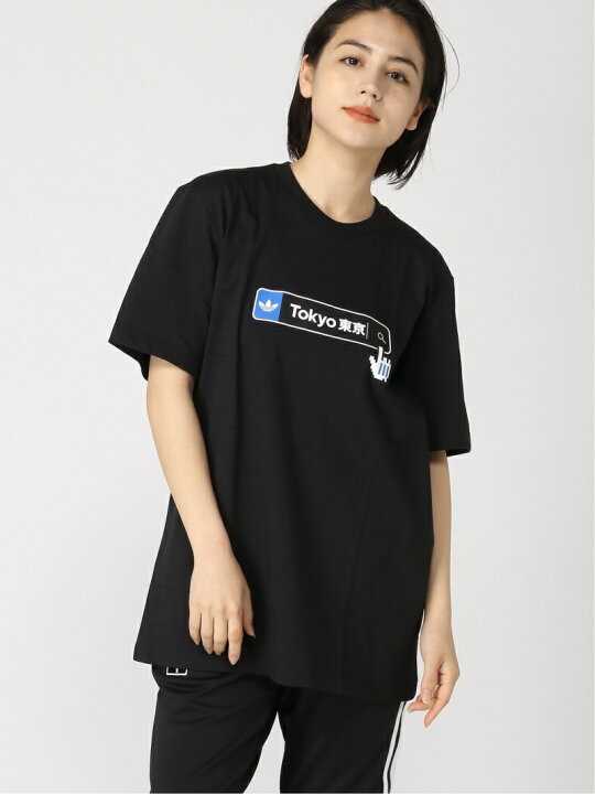 楽天市場 Sale 70 Off Adidas Originals 東京kc Tシャツ Tokyo Kc Tee アディダスオリジナルス アディダス カットソー Tシャツ ブラック ホワイト Rba E Rakuten Fashion Men