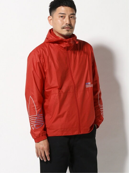 楽天市場 Sale 50 Off Adidas Originals アディカラー Fto ウインドブレーカー アディダスオリジナルス アディダス コート ジャケット マウンテンパーカー レッド Rba E 送料無料 Rakuten Fashion Men
