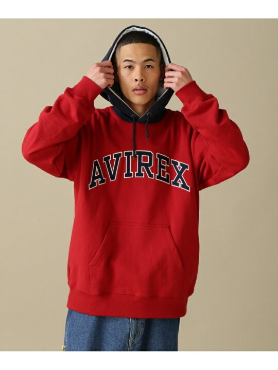 楽天市場】【SALE／50%OFF】AVIREX ARCH LOGO COLOR HOOD L/S PARKA 