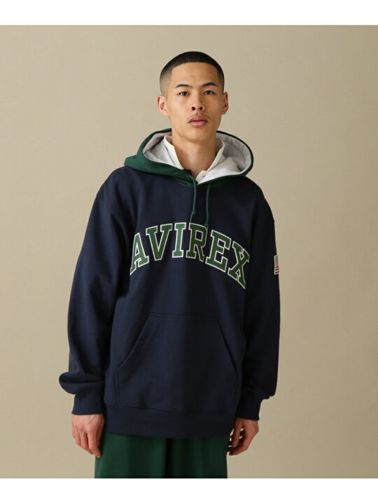 楽天市場】【SALE／50%OFF】AVIREX ARCH LOGO COLOR HOOD L/S PARKA 