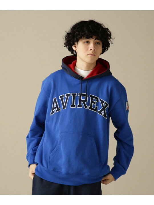 楽天市場】【SALE／50%OFF】AVIREX ARCH LOGO COLOR HOOD L/S PARKA 