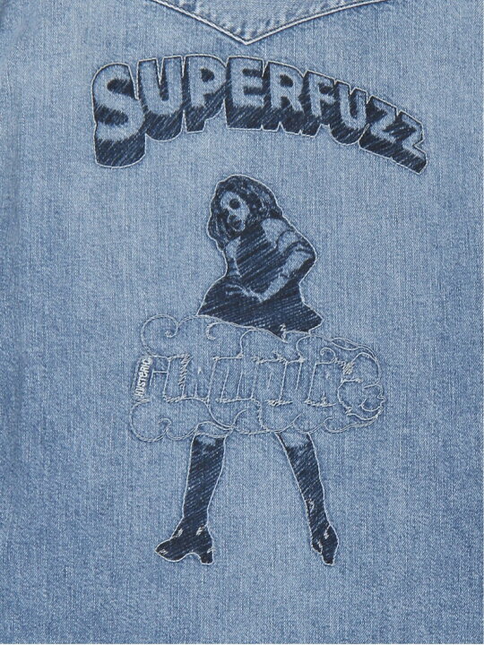 楽天市場】HYSTERIC GLAMOUR SUPER FUZZ刺繍 ウエスタンデニムシャツ 