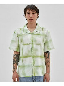 【SALE／30%OFF】GUESS GUESS 半袖 シャツ (M)GUESS Originals Painter Shirt ゲス トップス シャツ・ブラウス グリーン ブルー【RBA_E】【送料無料】