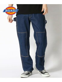 Dickies DICKIES/(M)DOUBLE KNEE DENIM UTILITY PAINTER'S PANTS ハンドサイン パンツ ジーンズ・デニムパンツ ネイビー ブルー ブラック【送料無料】
