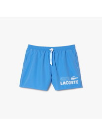 【SALE／40%OFF】LACOSTE ヴィンテージプリントスイムトランクス ラコステ 水着・スイムグッズ 水着 ブルー【RBA_E】【送料無料】