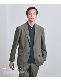 UNITED ARROWS PERTEX/シングル2ボタンジャケット COZY -ウォッシャブル・ストレッチ- ユナイテッドアローズ スーツ・フォーマル セットアップスーツ カーキ グレー ネイビー【送料無料】