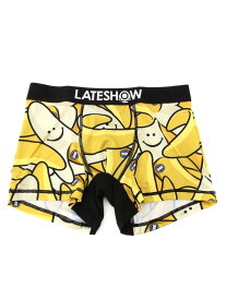 LATESHOW (M)LATESHOW/LATESHOW ボクサーパンツ -Nice to See you ジャックローズ インナー・ルームウェア ボクサーパンツ・トランクス イエロー