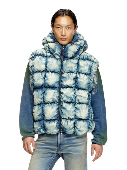 楽天市場】【SALE／40%OFF】DIESEL メンズ パファーベスト W-THYS 