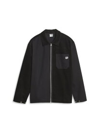 【SALE／30%OFF】PUMA メンズ DOWNTOWN コーデュロイ ジャケット プーマ トップス カットソー・Tシャツ ブラック【RBA_E】【送料無料】