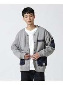 AVIREX 《WEB&DEPOT限定》TACTICAL CARDIGAN / タクティカル カーディガン アヴィレックス トップス カットソー・Tシャツ ブラック グリーン【送料無料】