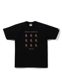 A BATHING APE BAPE.COM TEE ア ベイシング エイプ トップス カットソー・Tシャツ ブラック ホワイト【送料無料】