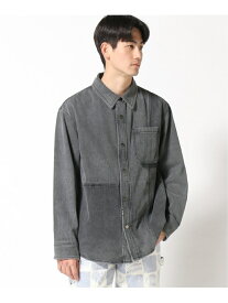 【SALE／60%OFF】GUESS (M)Men'S L/Slv Denim Shirt ゲス トップス シャツ・ブラウス グレー【RBA_E】【送料無料】