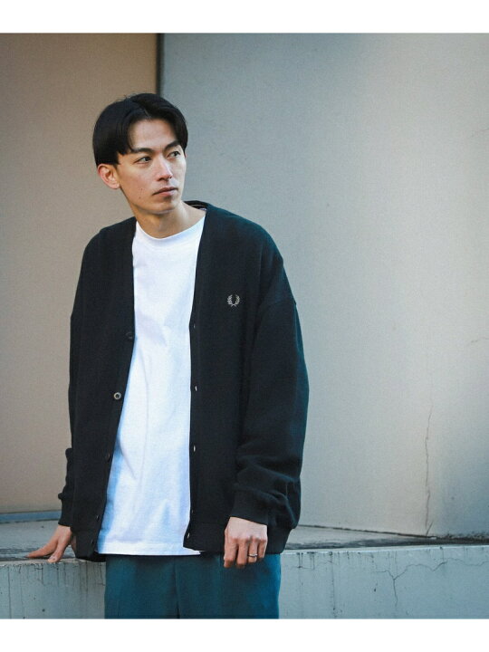 BEAMS別注 FRED PERRYカーディガン 