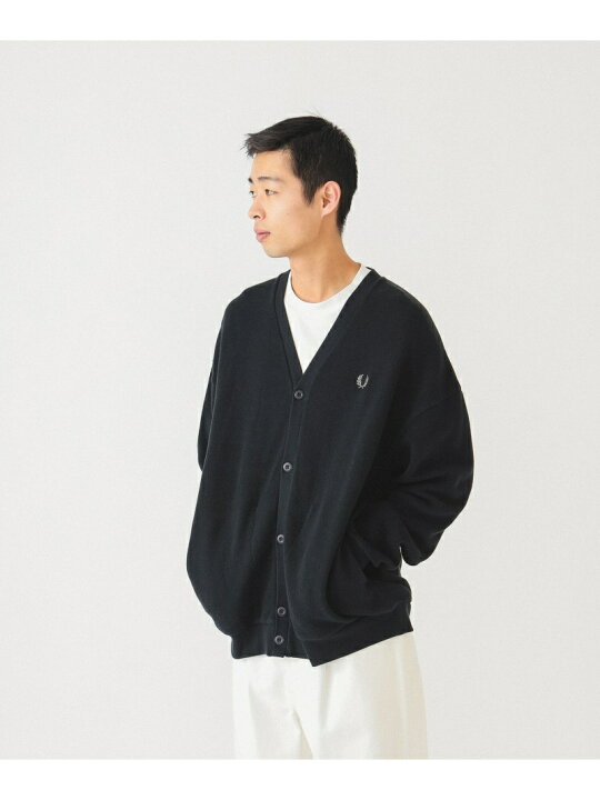楽天市場】BEAMS MEN FRED PERRY * BEAMS / 別注 ピケ カーディガン 