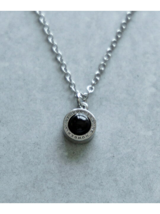 楽天市場】NUMBER (N)INE ROUND LOGO STONE CHARM NECKLACE 