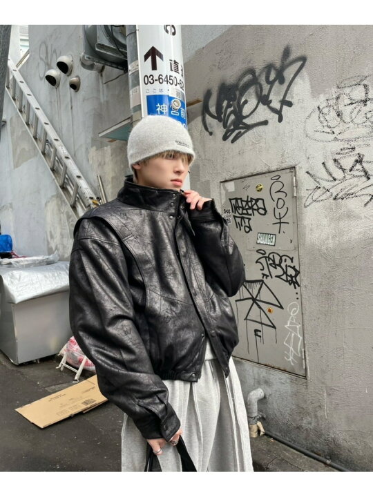 楽天市場】nmtc + 【nmtc +】line coating jacket ラインブルゾン 合成 