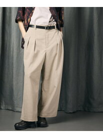 MAISON SPECIAL 【LIMITED EDITION】Tow-Tuck Wide Pants メゾンスペシャル パンツ スラックス・ドレスパンツ グレー ブラック パープル ベージュ ブラウン【送料無料】