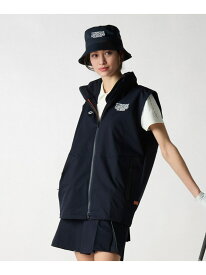 UNITED ARROWS GOLF 【別注】＜TaylorMade*UNITED ARROWS＞ ユニセックス フルジップ ベスト -ストレッチ- ユナイテッドアローズ スポーツ・アウトドア用品 ゴルフグッズ ネイビー ホワイト グリーン【送料無料】