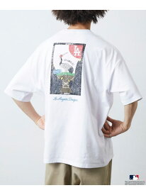 【SALE／50%OFF】FREAK'S STORE MLB/メジャーリーグベースボール 別注 ビッグシルエット バックプリント クルーネックTシャツ/HANAFUDA 【限定展開】 25SS フリークスストア トップス カットソー・Tシャツ【RBA_E】