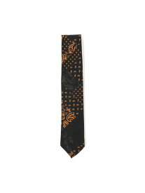 BEAMS PLUS BEAMS PLUS / Wool*Silk Tie Paisley Print ビームス メン スーツ・フォーマル ネクタイ・蝶ネクタイ ブラック ブラウン ネイビー【送料無料】