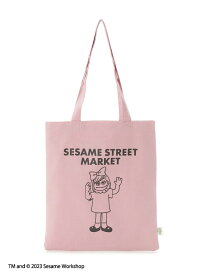 SESAME STREET MARKET スケッチトートバッグ セサミストリートマーケット バッグ エコバッグ・サブバッグ ホワイト イエロー レッド オレンジ ピンク ブルー