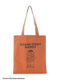 SESAME STREET MARKET スケッチトートバッグ セサミストリートマーケット バッグ エコバッグ・サブバッグ ホワイト イエロー レッド オレンジ ピンク ブルー