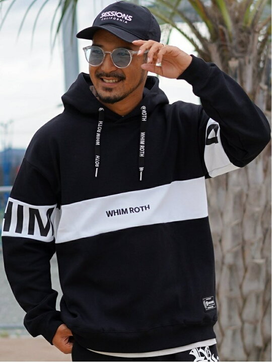 楽天市場】WHIM ROTH whimROTH/(M)W/R Switching Pull Hoodie アダムス 