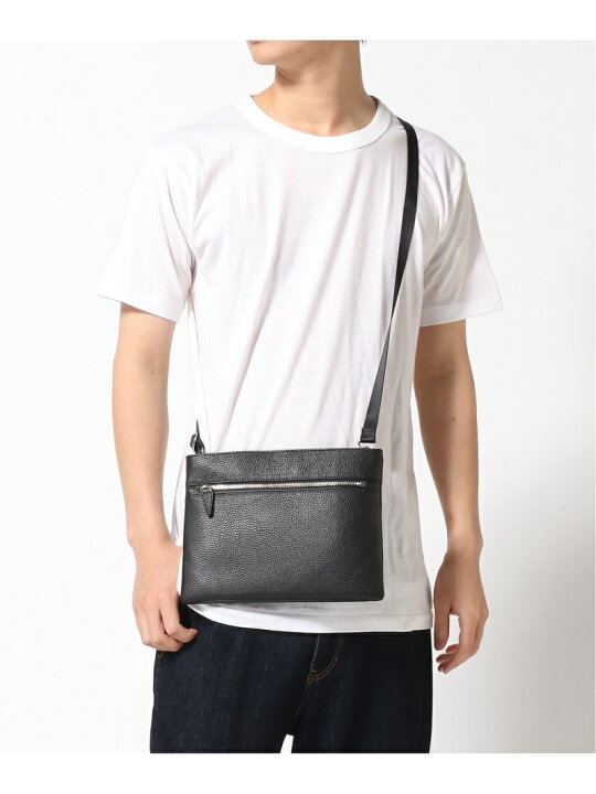 BARNEYS NEW YORK レザー ショルダーバッグ BARNEYS NEW YORK  