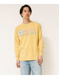 【SALE／30%OFF】Johnbull Johnbull/(M)ロングスリーブT COLLEGE ジョンブルプライベートラボ トップス カットソー・Tシャツ グリーン グレー パープル イエロー【RBA_E】【送料無料】