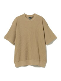 BEAMS T 【SPECIAL PRICE】BEAMS T / ワッフル クルーネック ショートスリーブ 24 ビームスT トップス カットソー・Tシャツ ベージュ ブラック ネイビー【送料無料】