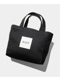 HUF HUF BOX LOGO TOTE BAG S ハフ トートバッグ ハフ バッグ トートバッグ ブラック ホワイト