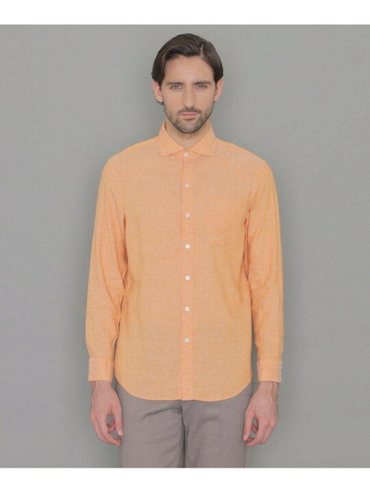 楽天市場】MACKINTOSH LONDON ストレッチリネンワイドカラーシャツ 