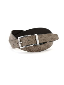 GUESS (M)VEZZOLA 4G Logo Belt ゲス ファッション雑貨 ベルト グレー ベージュ【送料無料】