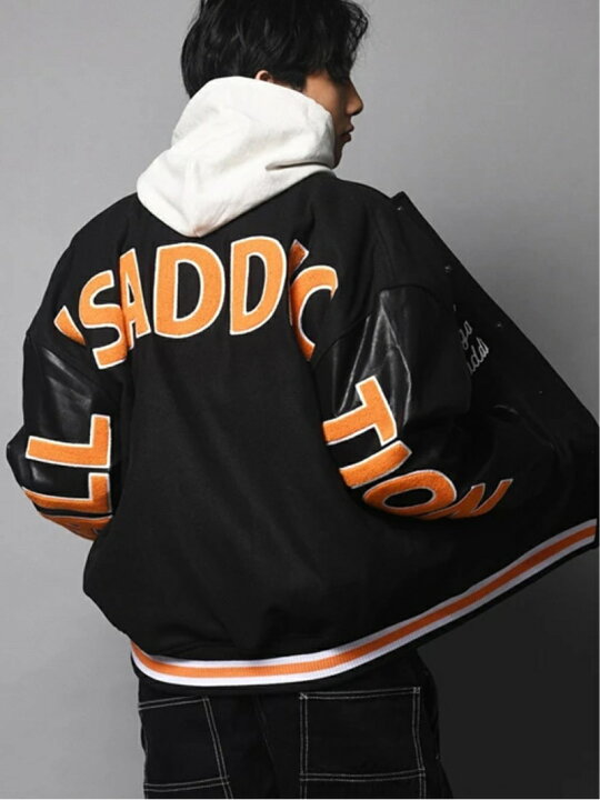 楽天市場】GALLIS ADDICTION GA MELTON VARSITY JACKET ジャックローズ 