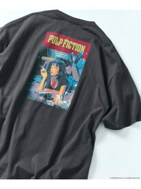 FREAK'S STORE PULP FICTION パルプフィクション 別注 ビッグシルエット バックプリント クルーネックTシャツ 【限定展開】 フリークスストア トップス カットソー・Tシャツ ブラック【送料無料】